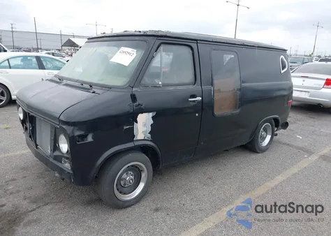 1976 Chevrolet Van из США, поврежденный, VIN CGV156U210688